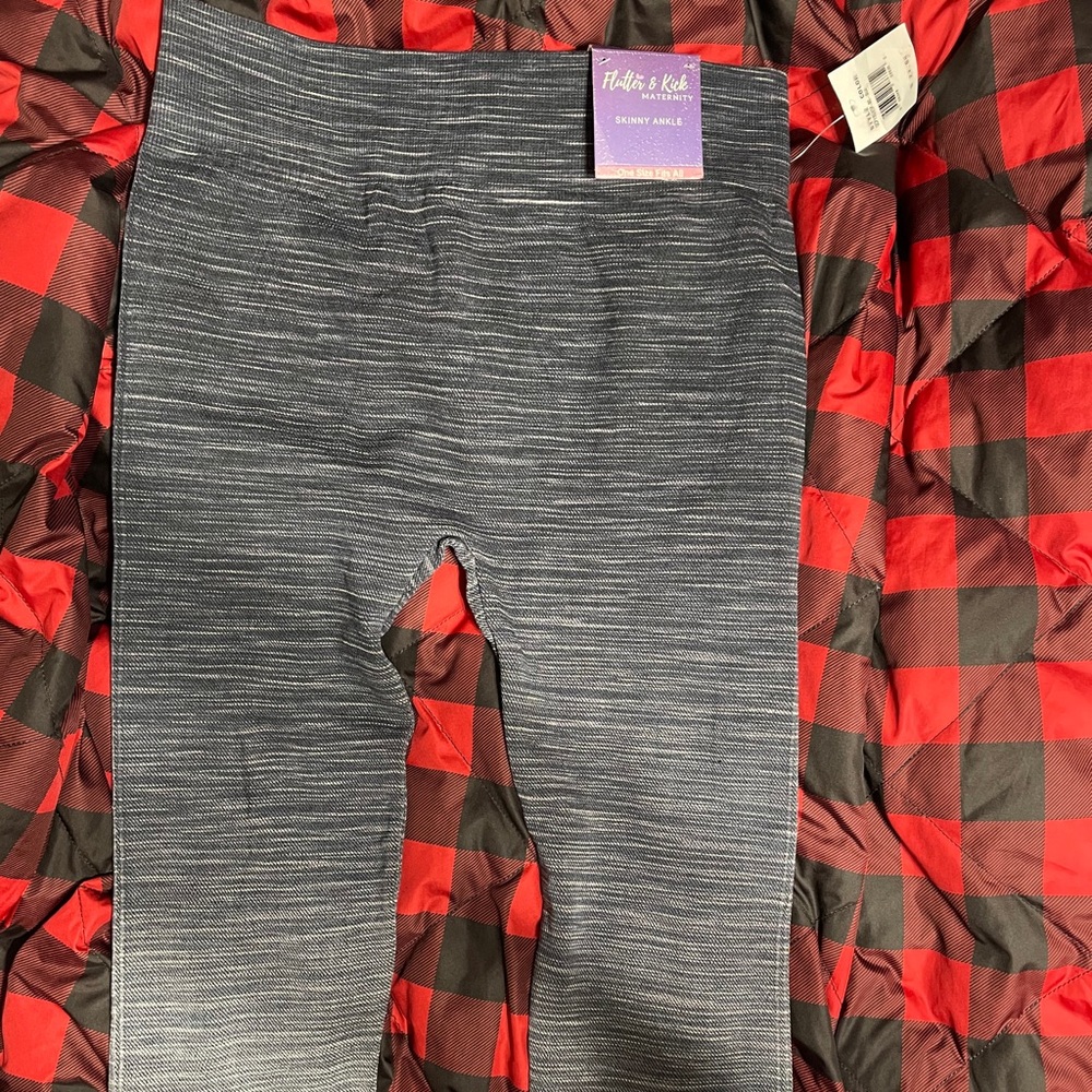 Capri legging skinny ankle pants black:gray ambre